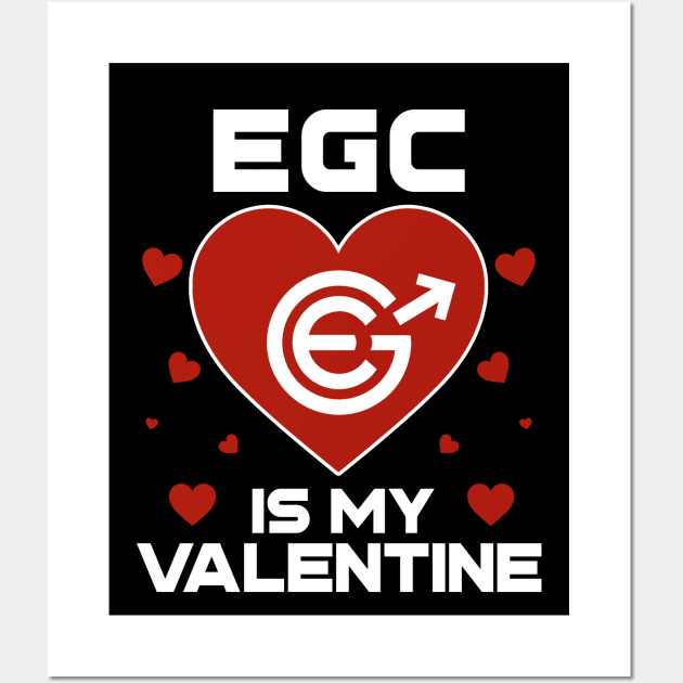 Evergrow Is My Valentine EGC Coin To The Moon Crypto Token Cryptocurrency Blockchain Wallet Birthday Gift For Men Women Kids Wall Art by Thingking About